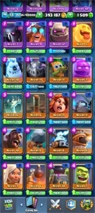 CONTA DE CLASH ROYALE LVL 13 400k ouro e 1500 gemas