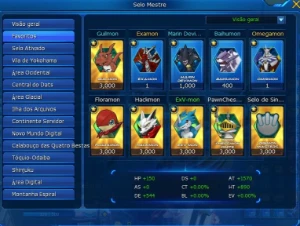 Conta (LADMO Serv Alphamon) Com ✨Omegamon X - Sss+✨ - Digimon Masters Online