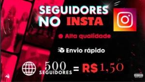 [Menor preço] 500 Seguidores no Insta por apenas R$ 1,50 - Redes Sociais