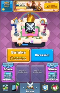 Conta Clash Royale nível 11, arena lendária