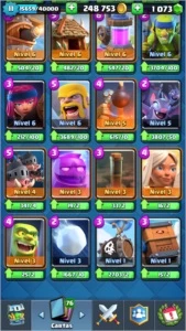 Conta Clash Royale nível 11, arena lendária