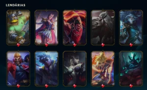 Conta LOL 283 SKINS Ultimate e Lendária + Valorant com skins - League of Legends