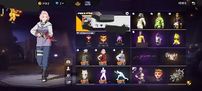 Conta Free Fire Nível 34 Com Várias Skins, Itens, Armas.