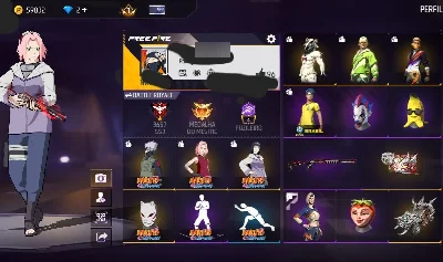 Conta Free Fire Nível 34 Com Várias Skins, Itens, Armas.