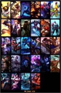 Conta de League Of Legends platina 4 LOL