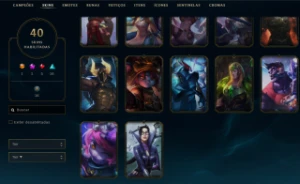 Conta Full Acesso Nv 166 / 40 Skins Incluindo Ultimate - League of Legends LOL