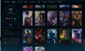 Conta Full Acesso Nv 166 / 40 Skins Incluindo Ultimate - League of Legends LOL