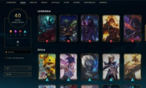 Conta Full Acesso Nv 166 / 40 Skins Incluindo Ultimate - League of Legends LOL