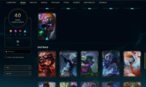 Conta Full Acesso Nv 166 / 40 Skins Incluindo Ultimate - League of Legends LOL