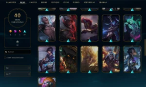 Conta Full Acesso Nv 166 / 40 Skins Incluindo Ultimate - League of Legends LOL