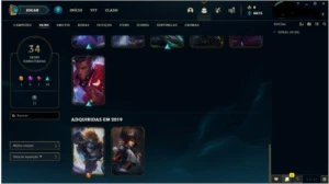 Conta LOL Plat 3 lv217 - League of Legends