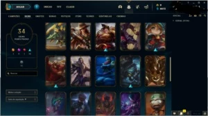 Conta LOL Plat 3 lv217 - League of Legends