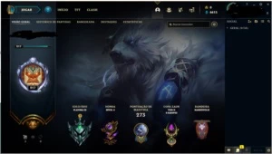 Conta LOL Plat 3 lv217 - League of Legends