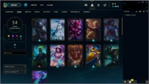 Conta LOL Plat 3 lv217 - League of Legends