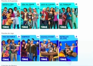 The Sims 4 com 21 DLC´s / expansões - Outros