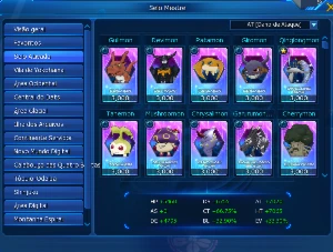 Conta End-Game LA-Omega - Digimon Masters Online DMO
