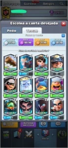 CLASH ROYALE EXP 12 DECK FULL + TROCA DE NOME DISPONIVEL
