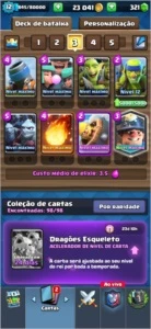 CLASH ROYALE EXP 12 DECK FULL + TROCA DE NOME DISPONIVEL