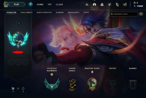 Conta smurf PLAT 4 28W/6L 82% wr - League of Legends LOL