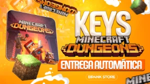 ⚡Key Minecraft Dungeons⚡ Jogo Base / Dlcs / Key De Ativação