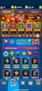 Conta ja upada 2270% com otimas cartas pra evoluir - Clash Royale