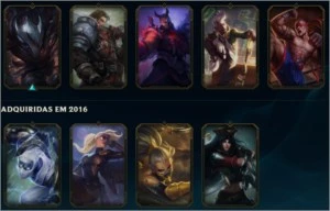 Vendo conta lvl 30 c/ 46 campeoes e 9 skins - League of Legends LOL