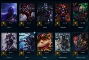 Vendo conta lvl 30 c/ 46 campeoes e 9 skins - League of Legends LOL