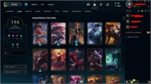 Conta de League Of Legends D3 LOL
