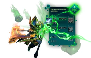 Conta [dota 2] Divine I - Arcana Rubick Full Spells