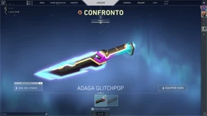 CONTA DE VALORANT DIAMANTE d COM SKINS! (FACA, VANDAL E +)