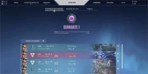 CONTA DE VALORANT DIAMANTE d COM SKINS! (FACA, VANDAL E +)