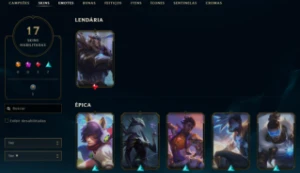 Conta League of Legends Full Acesso - 46 Champs e 17 Skins LOL