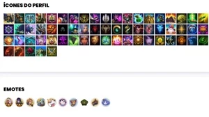 Conta bronze 2 com 14 Skins e 35 Champs + 8 Espolios - League of Legends LOL