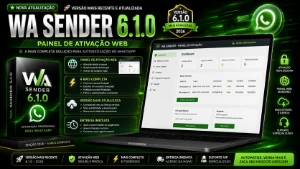 Wa Sender 6.1.0 Revenda de Licenças 2026-07 Customizável - Outros