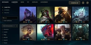 CONTA DE LOL ANTIGA, COM MTAS SKINS - League of Legends