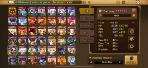 Conta - Summoners War - 2 LDs 5 estrelas - Tian Lang + Craig