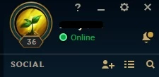 Conta League of Legends Lv 36 Unranked- 35 Champs, 6 Skins LOL