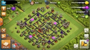 Centro de vila nível 10 Clash of clans