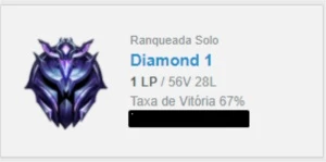CONTA D1 67% WR NO PRECINHO - League of Legends LOL