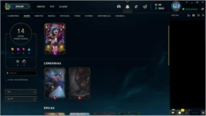 CONTA LV 119 SKINS MANEIRA - League of Legends LOL