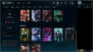 CONTA LV 119 SKINS MANEIRA - League of Legends LOL