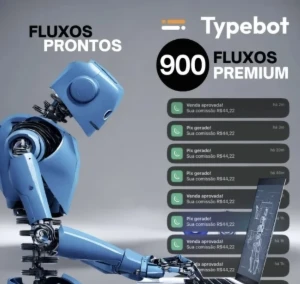 900 fluxo typebot prontos todos os nichos