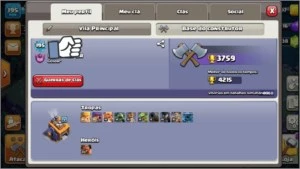 clash of clans cv11 quase full