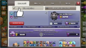clash of clans cv11 quase full