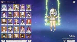 AR 56, 14 personagens 5*,  8 armas 5* - Genshin Impact