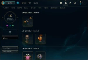 Conta lol criada em 2014 - League of Legends