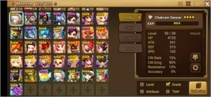 #292 Tiana Zaiross Psama MoLong Juno - Summoners War