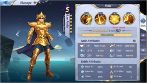 Conta Nvl 45 Server A87 - Possibilidade de crescer, barata. - Saint Seiya Awakening SSA