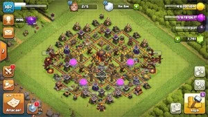 CONTA CV 10 SEMIFULL + Troca de nome grátis - Clash of Clans