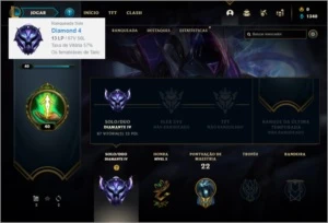 Conta diamante 4 baratinha com 2 skins e 25 champs - League of Legends LOL